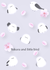 lilac Birds playing with sakura 04_2