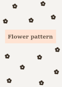 flower pattern(pink brown)