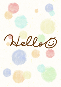Adult watercolor Polka dot2 - smile25-