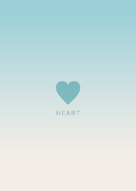 Simple Heart / Gradation / Blue