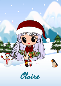 Claire snowy girl
