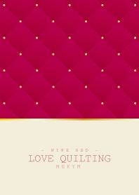 LOVE QUILTING WINE RED 5 #2020