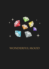 Simple and colorful diamonds