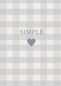 SIMPLE HEART //check beigeblue