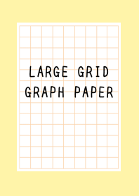 LARGE ORANGE GRID GRAPH PAPER/LIGHT YEL