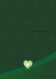 Luxury Heart Baked Green.
