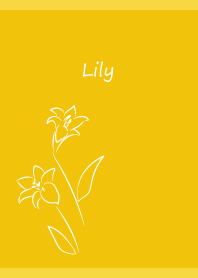 Lily Day on yellow