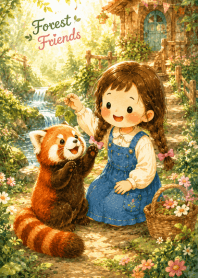 Red Panda Forest Friends
