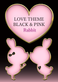 LOVE THEME BLACK & PINK Rabbit 53