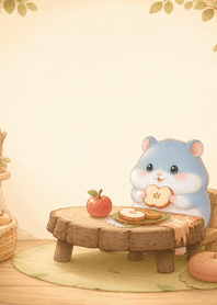 Azure Hamster Apple Cookie Desk
