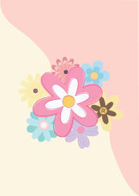 sweet pastel flower