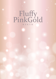 Fluffy-Pink Gold HEART 6