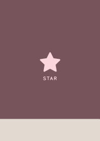 Lucky Star / Beige&Pink / Antique Mauve