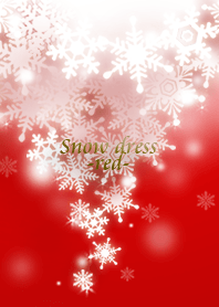 Snow dress -red-