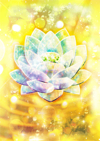 Lucky lotus flower crystal