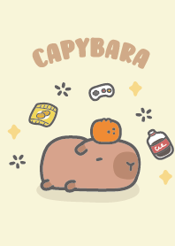 胖水豚 卡比胖拉 懶洋洋 2024 LET'S DRAW黃