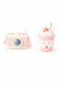Minimal Day Pastel Milk Shake