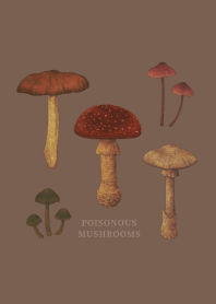 POISONOUS MUSHROOMS / SEPIA