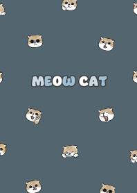 neko head1 / dark steel blue