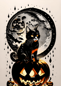 浮世絵万聖節猫 7207ff