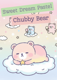 Sweet Dream Pastel Chubby Bear