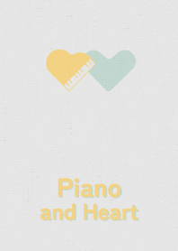 Piano and Heart angel