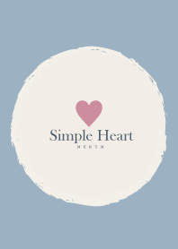 Simple Heart Blue -NATURAL- 6