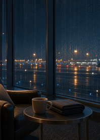 Midnight Airport Lounge Luxe