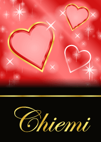 Chiemi-name-Love forecast-Red Heart