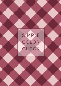 シンプル　カラー　チェック　16