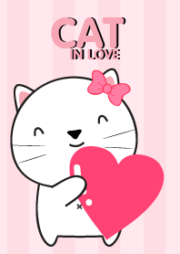 White Cat In Love