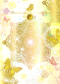 Mandala where dreams come true gold*