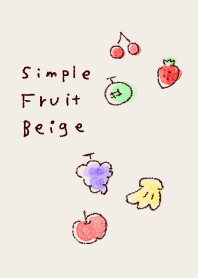 simple beige fruits.