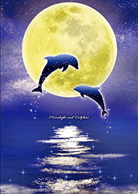Bring good luck Full moon & Dolphins 2