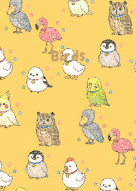 My beloved bird03 light yellow