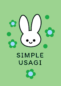 SIMPLE USAGI -FLOWER- THEME 106