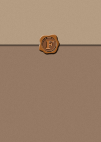 Brown Letter Set .