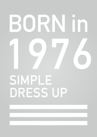 1976年生まれ/シンプル着せ替え