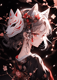 ✨神秘暗夜の靈狐女孩❤️