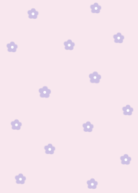 お花柄（purplepink)