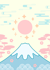 富と縁起の富士山1