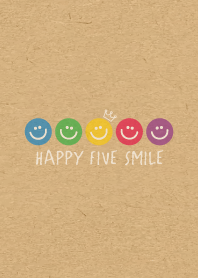 HAPPY FIVE SMILE -CROWN KRAFT 4-