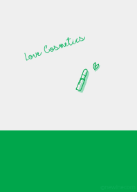 Love Cosmetics green white
