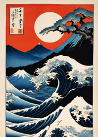 浮世絵の風景-昼 1