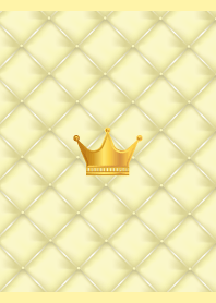 king's crown on light yellow JP