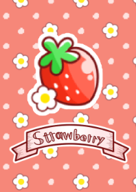 いちごとお花のきせかえ