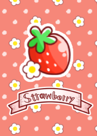 Strawberry&Flower red