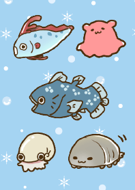 海と水辺の生き物5　ver.深海生物