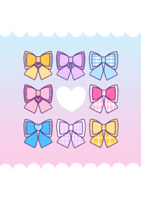 Pretty and pretty ribbon