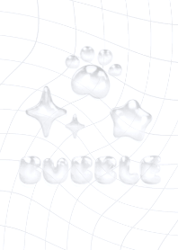 Cute Bubble  - Gray 01